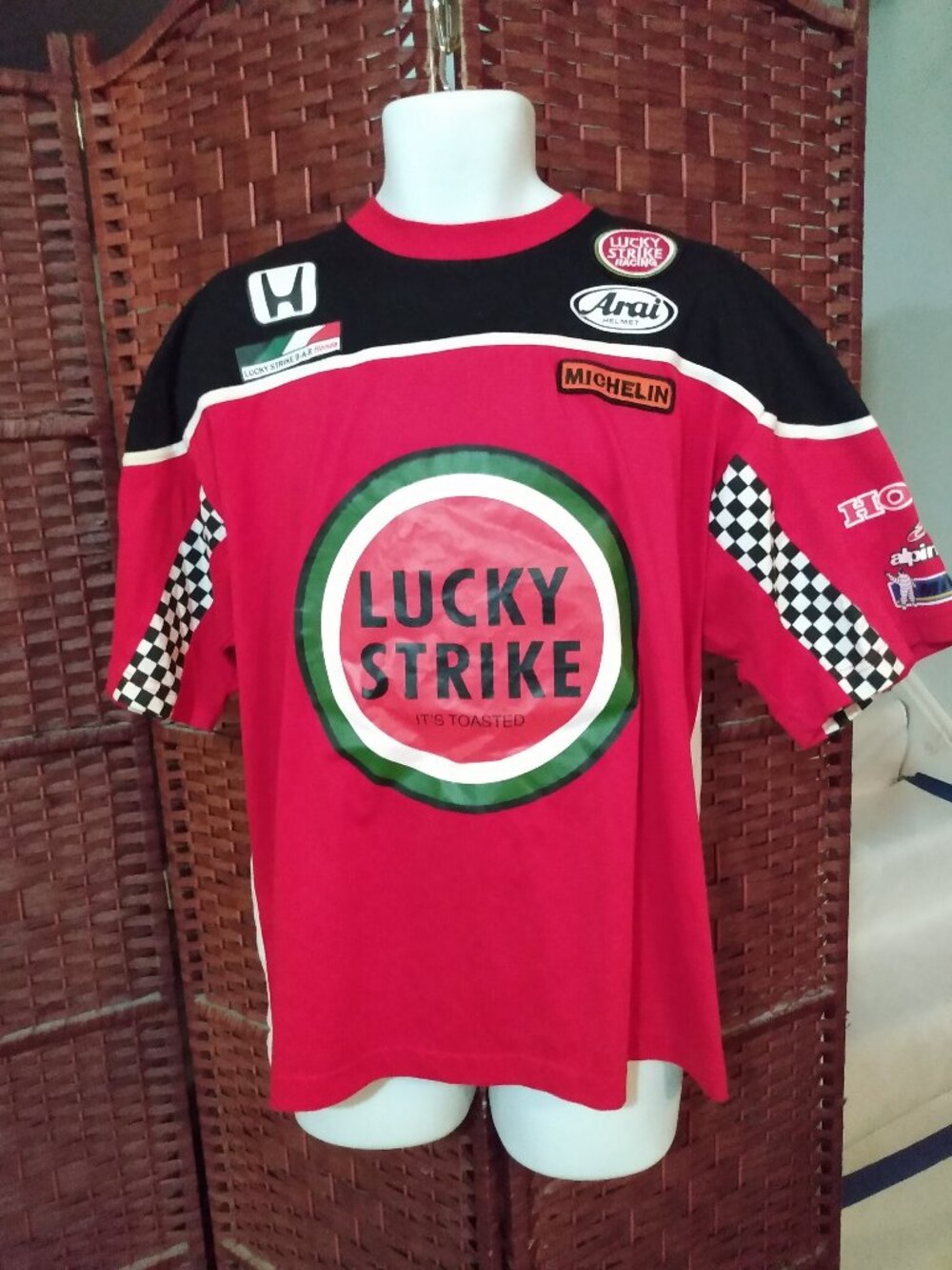Lucky Strike BAR Honda Racing Shirt Men XL Benson & Hedges F1 Formula One